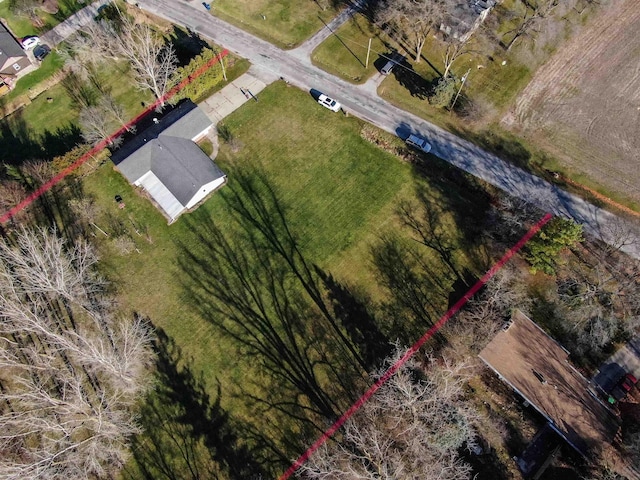 3833 Hermansau Rd, Saginaw, MI 48603 - aerial overview of property's location with property boundaries highlighted
