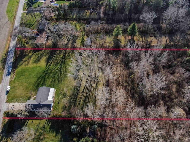 3833 Hermansau Rd, Saginaw, MI 48603 - aerial view of property's location featuring property parcel outlined