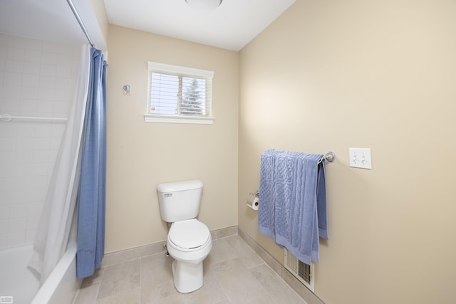 46395 Greenbriar St, Chesterfield Twp, MI 48051 - bathroom featuring tile patterned floors and shower / bath combo
