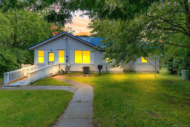 1159 S Lakeshore Rd, Carsonville, MI 48419 - view of front of house featuring a lawn