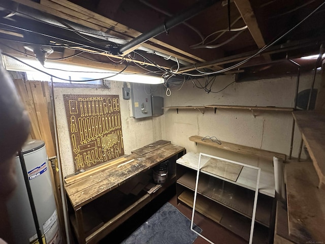 23072 Rein Ave, Eastpointe, MI 48021 - unfinished basement featuring electric panel