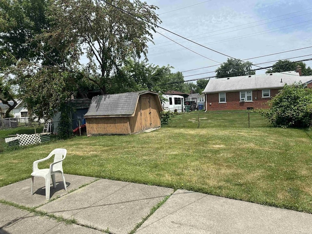 23072 Rein Ave, Eastpointe, MI 48021 - view of yard featuring a patio and a shed