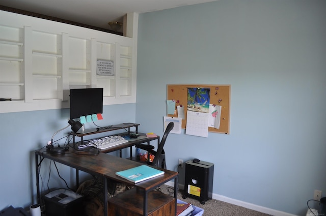 9180 Woodridge Dr, Davison, MI 48423 - carpeted office featuring baseboards