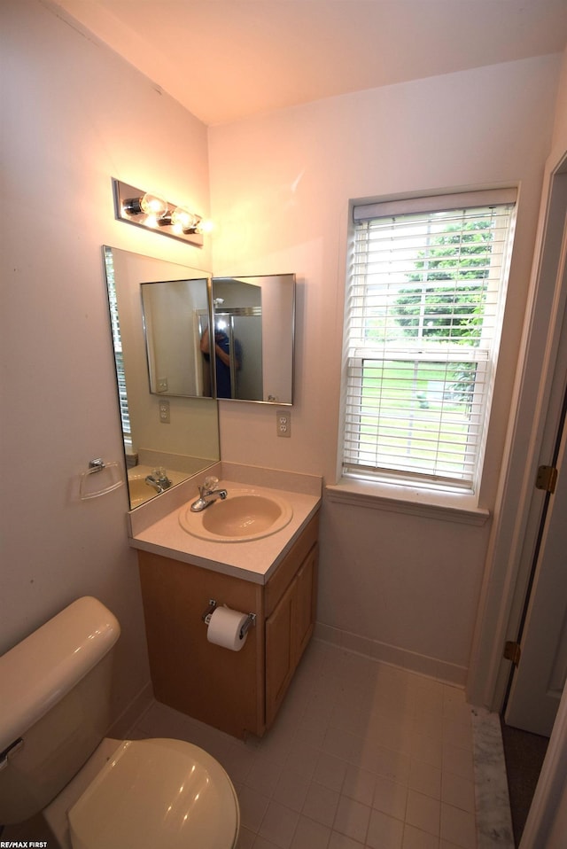 11186 Spruce Ct Unit 105, Washington Twp, MI 48094 - bathroom with vanity and tile patterned flooring