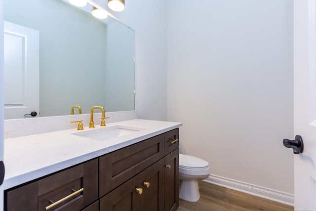 27602 Maryjane Ln E, Chesterfield Twp, MI 48047 - bathroom featuring vanity and wood finished floors