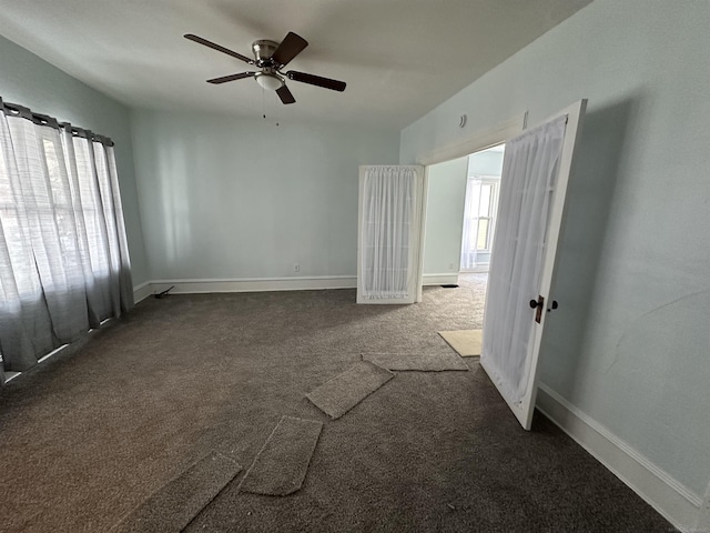 734 Court St, Port Huron, MI 48060 - unfurnished room with carpet and ceiling fan