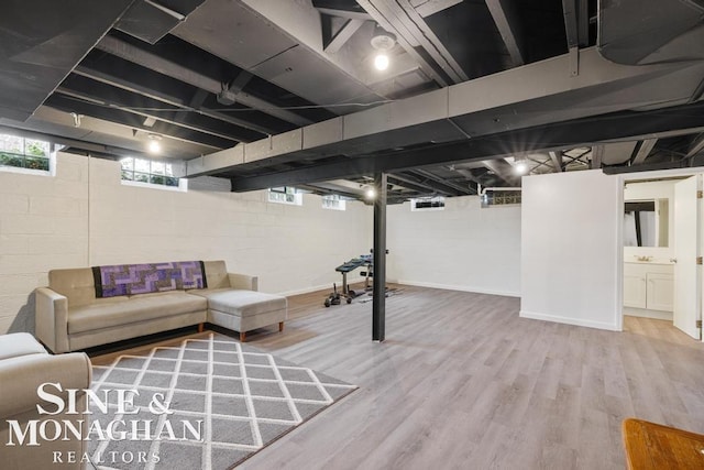 1387 Torrey Rd, Grosse Pointe Woods, MI 48236 - basement featuring wood finished floors