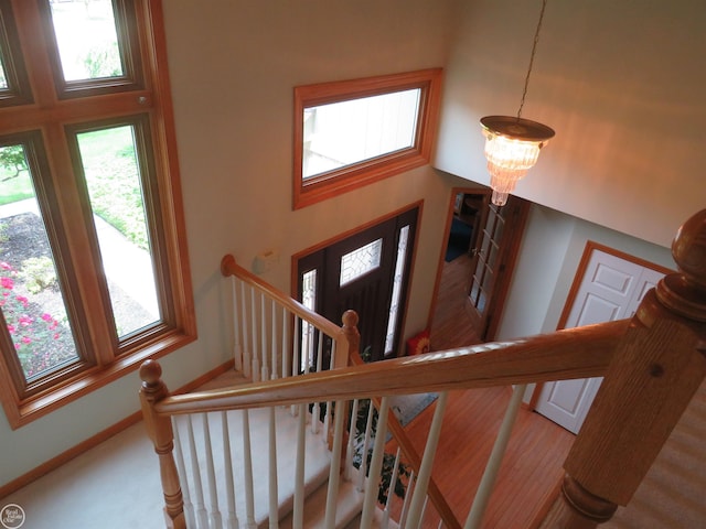 46778 Tiffin Ct, Chesterfield, MI 48047 - stairs with baseboards