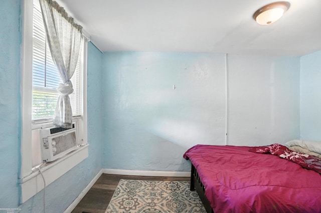618 Harrison St, Monroe, MI 48161 - bedroom with wood finished floors and cooling unit