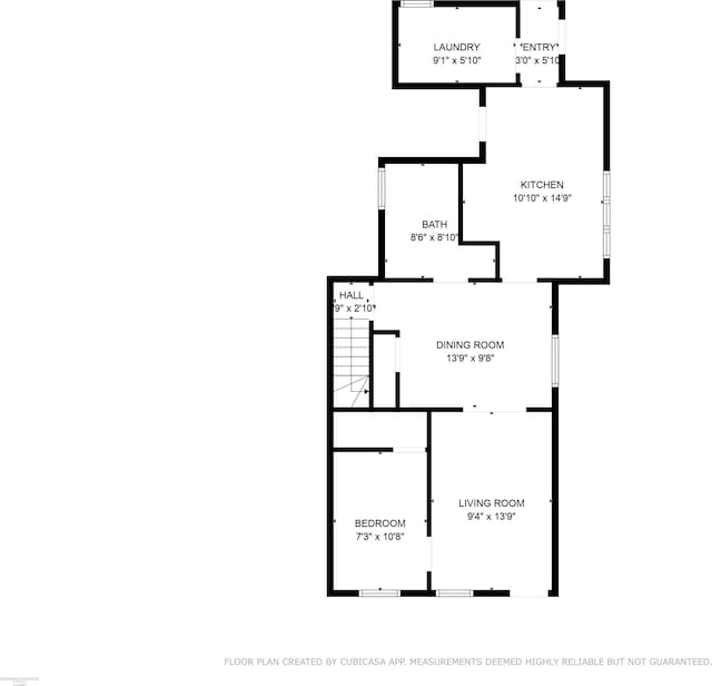 618 Harrison St, Monroe, MI 48161 - view of floor plan / room layout