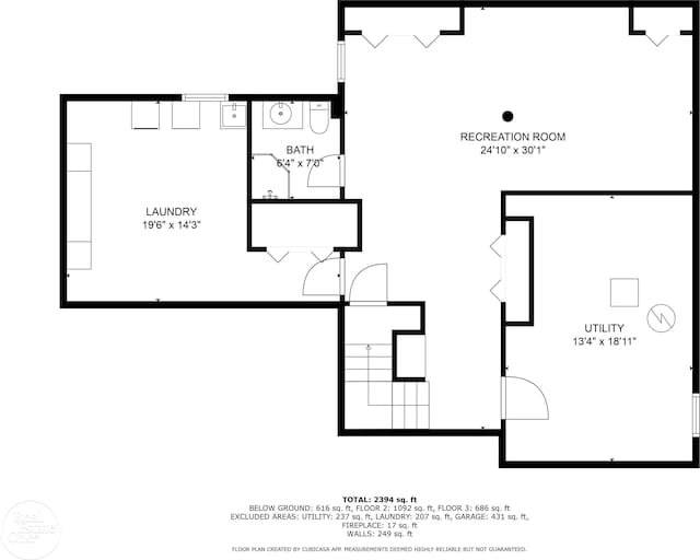 870 Crescent Ln, Grosse Pointe Woods, MI 48236 - view of floor plan / room layout
