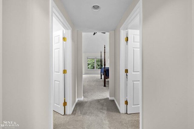 388 Lincoln Rd, Grosse Pointe, MI 48230 - corridor featuring light carpet and baseboards
