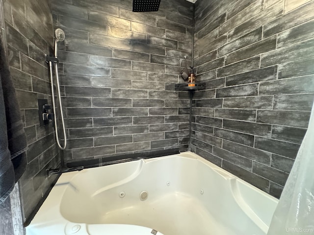 1801 Plymouth Mine Rd, Wakefield, MI 49968 - full bathroom with a combined bath / shower with jetted tub