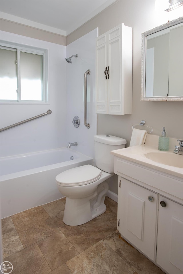 4444 Martin Rd, Warren, MI 48092 - full bathroom featuring vanity and shower / tub combination