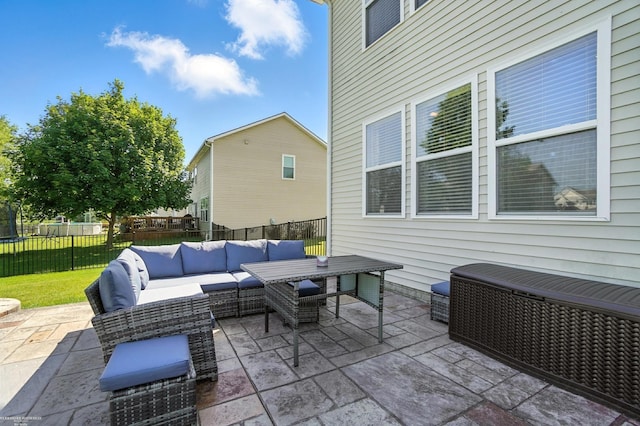 31222 Settlers Way Dr, Flat Rock, MI 48134 - view of patio / terrace featuring outdoor lounge area