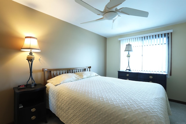 129 Cherryl Ln, Algonac, MI 48001 - carpeted bedroom featuring a ceiling fan and baseboards