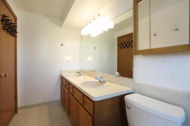 129 Cherryl Ln, Algonac, MI 48001 - full bath featuring toilet and double vanity