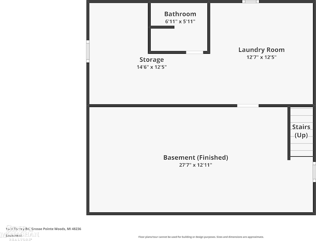 1344 Torrey Rd, Grosse Pointe Woods, MI 48236 - view of floor plan / room layout
