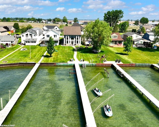 10125 Saint John Dr, Algonac, MI 48001 - dock with a residential view and a water view