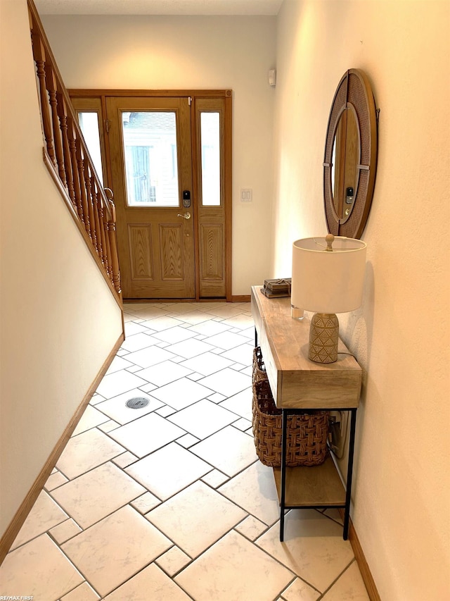 10125 Saint John Dr, Algonac, MI 48001 - entryway with baseboards and stairs