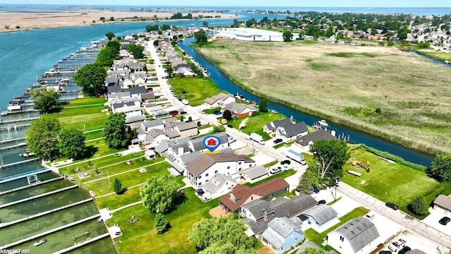 10125 Saint John Dr, Algonac, MI 48001 - aerial perspective of suburban area featuring a nearby body of water