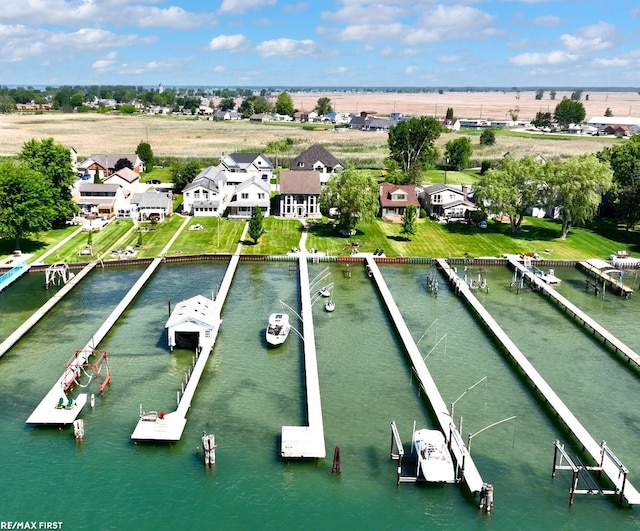 10125 Saint John Dr, Algonac, MI 48001 - drone / aerial view of a large body of water
