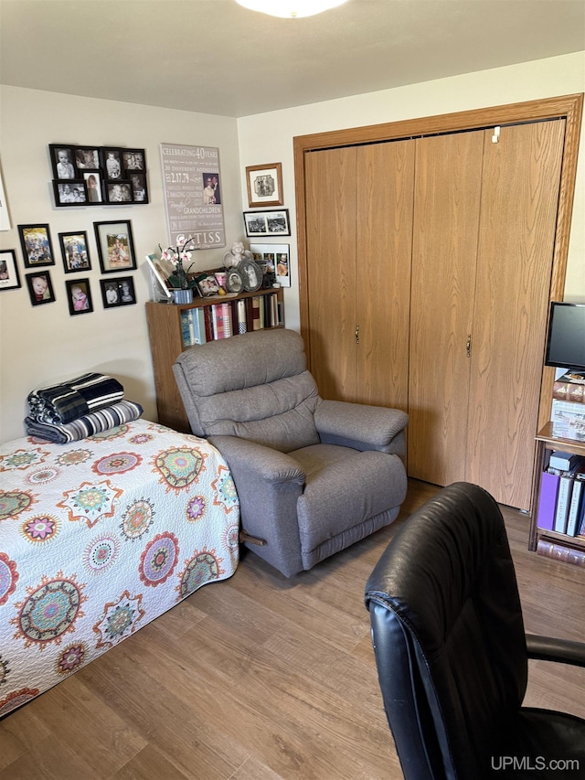 N7722 Candy Cane Rd, Munising, MI 49862 - living area featuring wood finished floors