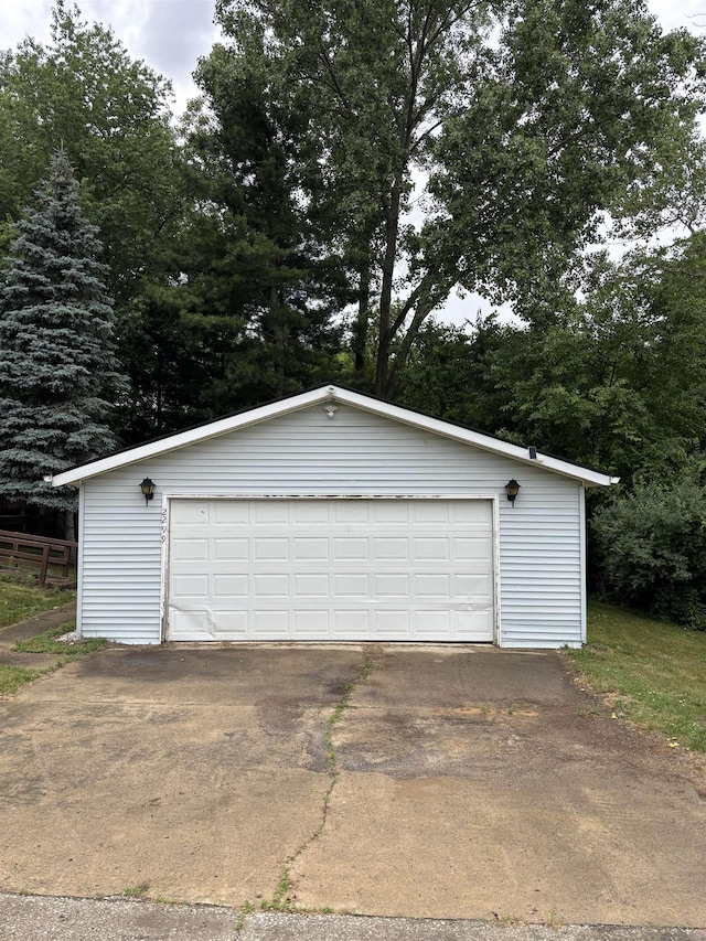 2299 Bart St, Croswell, MI 48422 - view of detached garage