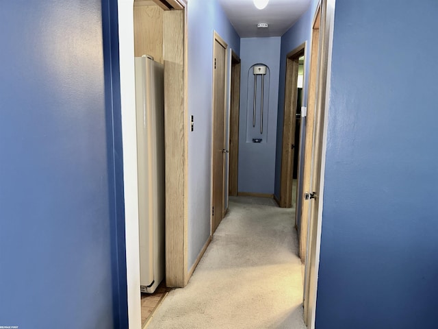 23311 Courtland Ave, Eastpointe, MI 48021 - hall featuring baseboards and light carpet