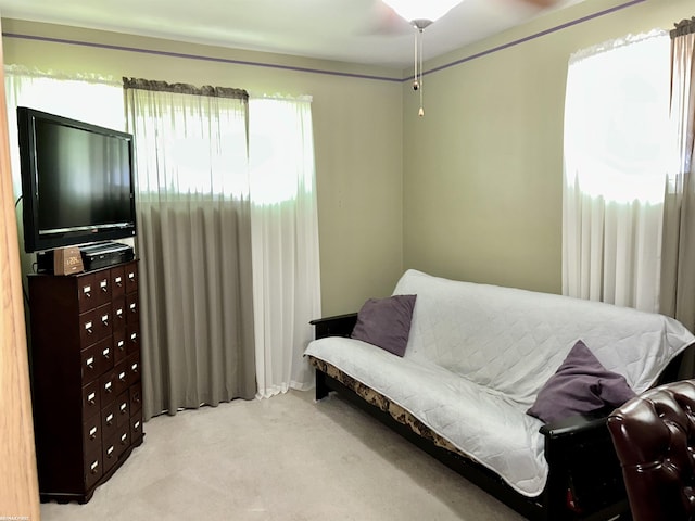 23311 Courtland Ave, Eastpointe, MI 48021 - living area featuring light colored carpet