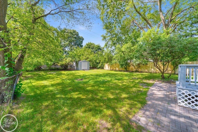 1118 Bancroft St, Port Huron, MI 48060 - fenced backyard with a shed