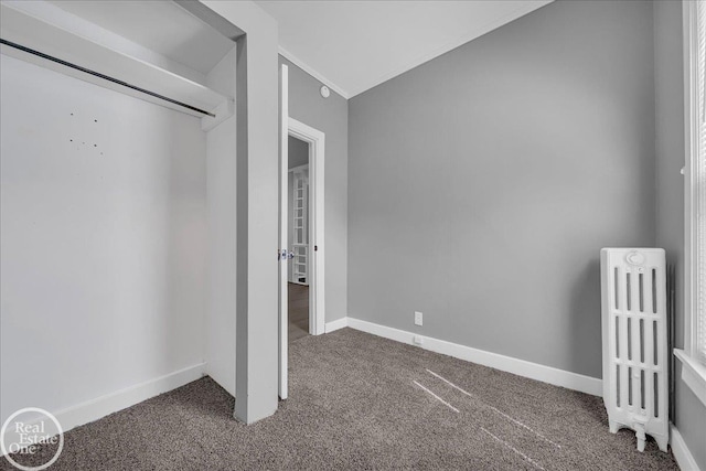 1118 Bancroft St, Port Huron, MI 48060 - unfurnished bedroom with carpet floors and radiator heating unit
