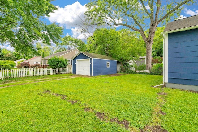 1404 Pine St, Port Huron, MI 48060 - view of yard with an outbuilding and a detached garage