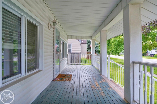 2019 Griswold St, Port Huron, MI 48060 - wooden porch with a yard