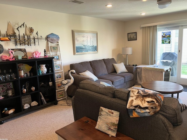 15 E Spring Ct Unit 12, Port Austin, MI 48467 - living area with light colored carpet and recessed lighting