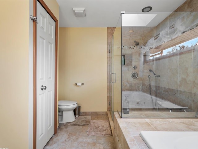 1008 Hidden Ln, Rochester Hills, MI 48309 - bathroom featuring a jetted tub and a stall shower