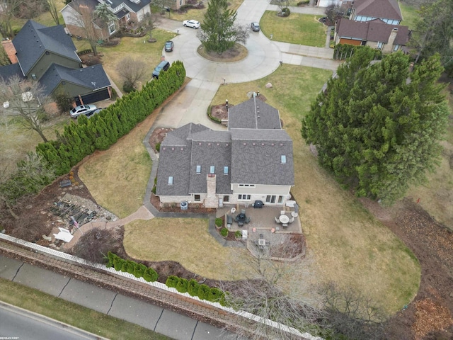 1008 Hidden Ln, Rochester Hills, MI 48309 - aerial overview of property's location featuring nearby suburban area