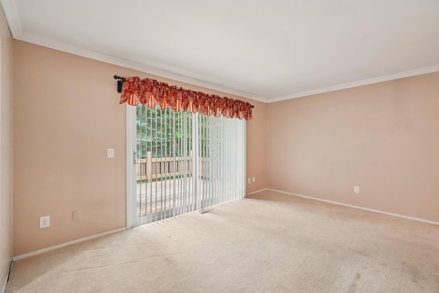 6575 Goldfinch Ln, Clarkston, MI 48346 - carpeted spare room with crown molding and baseboards