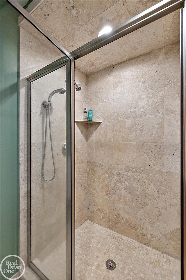 5350 Brewster Rd, Oakland Twp, MI 48306 - bathroom featuring a shower stall