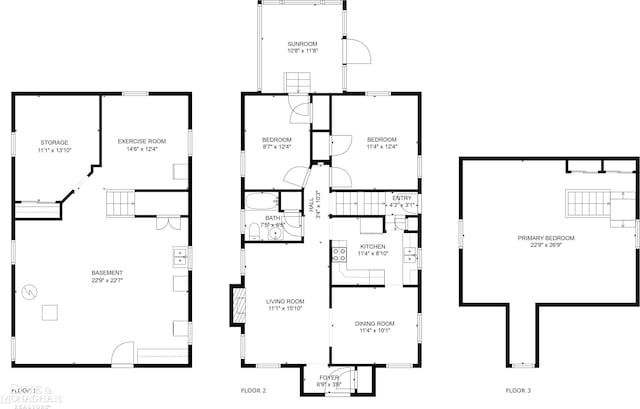 1857 Roslyn Rd, Grosse Pointe Woods, MI 48236 - view of room layout