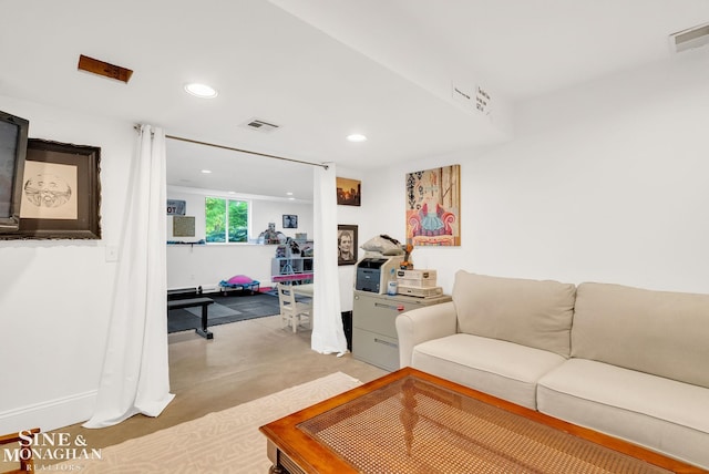 3325 Saint Andrews Dr, Port Huron, MI 48060 - living room with recessed lighting and light colored carpet