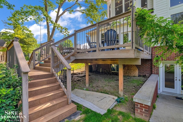 3325 Saint Andrews Dr, Port Huron, MI 48060 - deck featuring stairway
