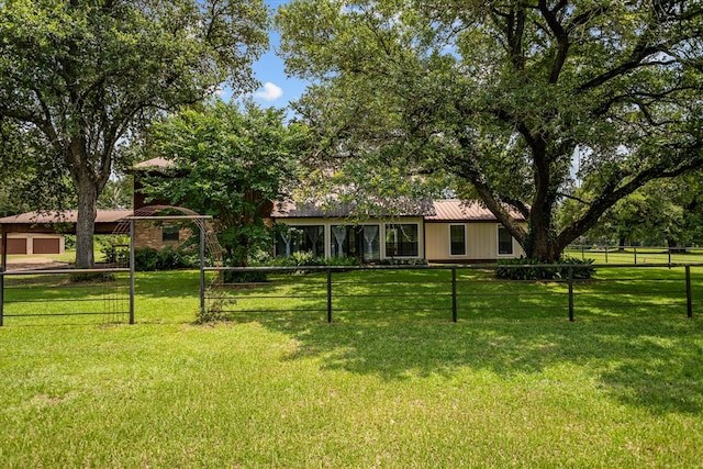463 Allen Dr, Pollok, TX 75969 - view of yard