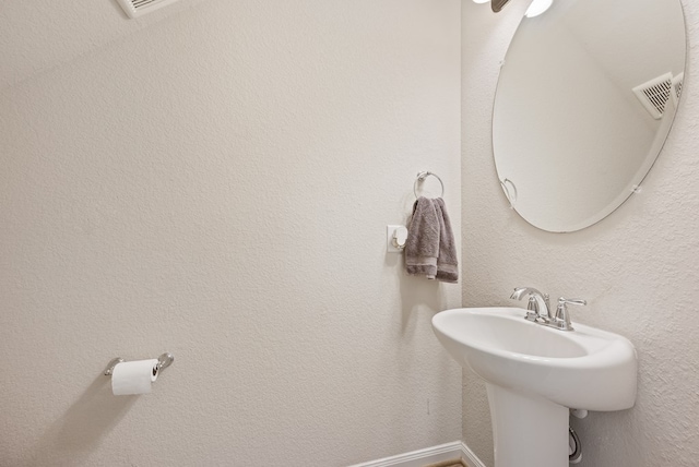 bathroom featuring visible vents