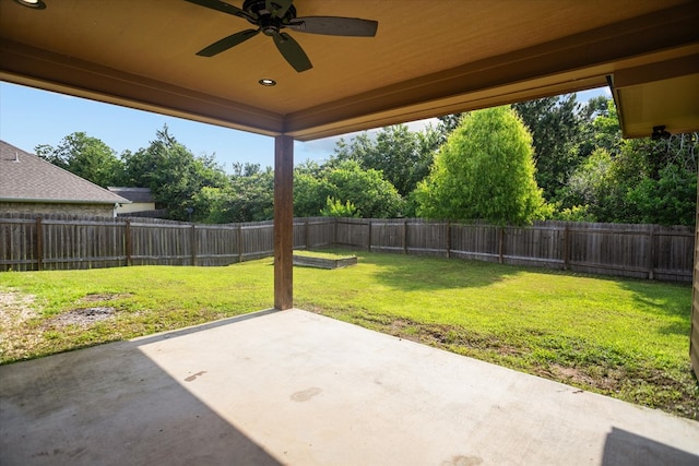 174 Cedar Hill Loop, Lufkin, TX 75904 - view of patio with a ceiling fan