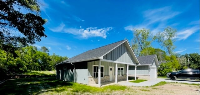 exterior space featuring covered porch