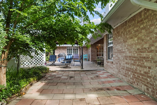 view of patio