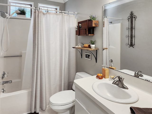 203 Bogey Ln, Brookeland, TX 75931 - bathroom with vanity and shower / tub combo with curtain