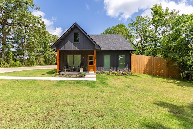 190 Whitehead Dr, Diboll, TX 75941 - view of front of house featuring covered porch, board and batten siding, and a shingled roof