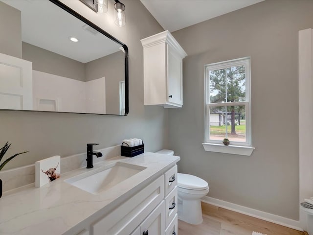 234 Lancewood Dr, Lufkin, TX 75904 - bathroom featuring vanity and wood finished floors